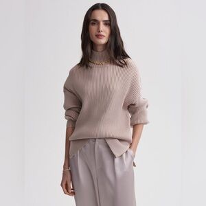 VARLEY Mayfair Mock Neck Knit Sweater size Medium